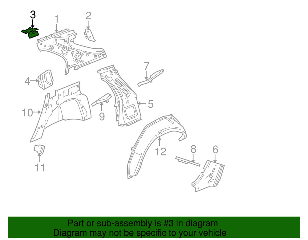 Genuine GM Upper Support 20804053