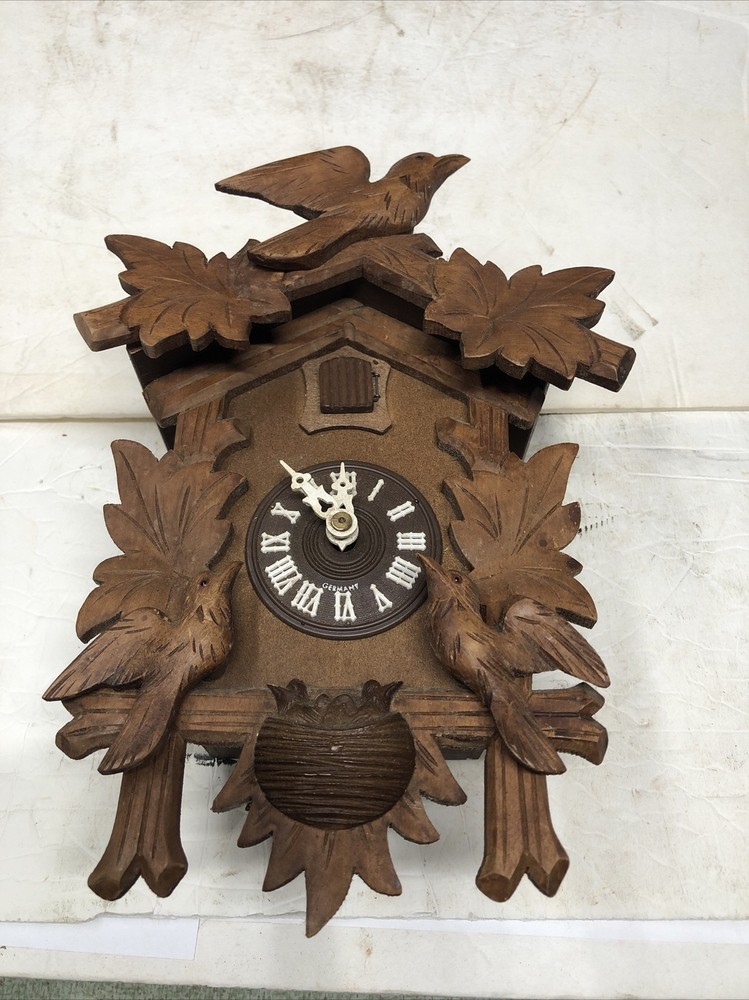 Vintage German Cuckoo Clock Birds—untested