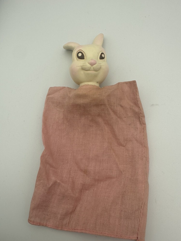1960s Avon BUBBLE BUNNY Rubber Head Puppet