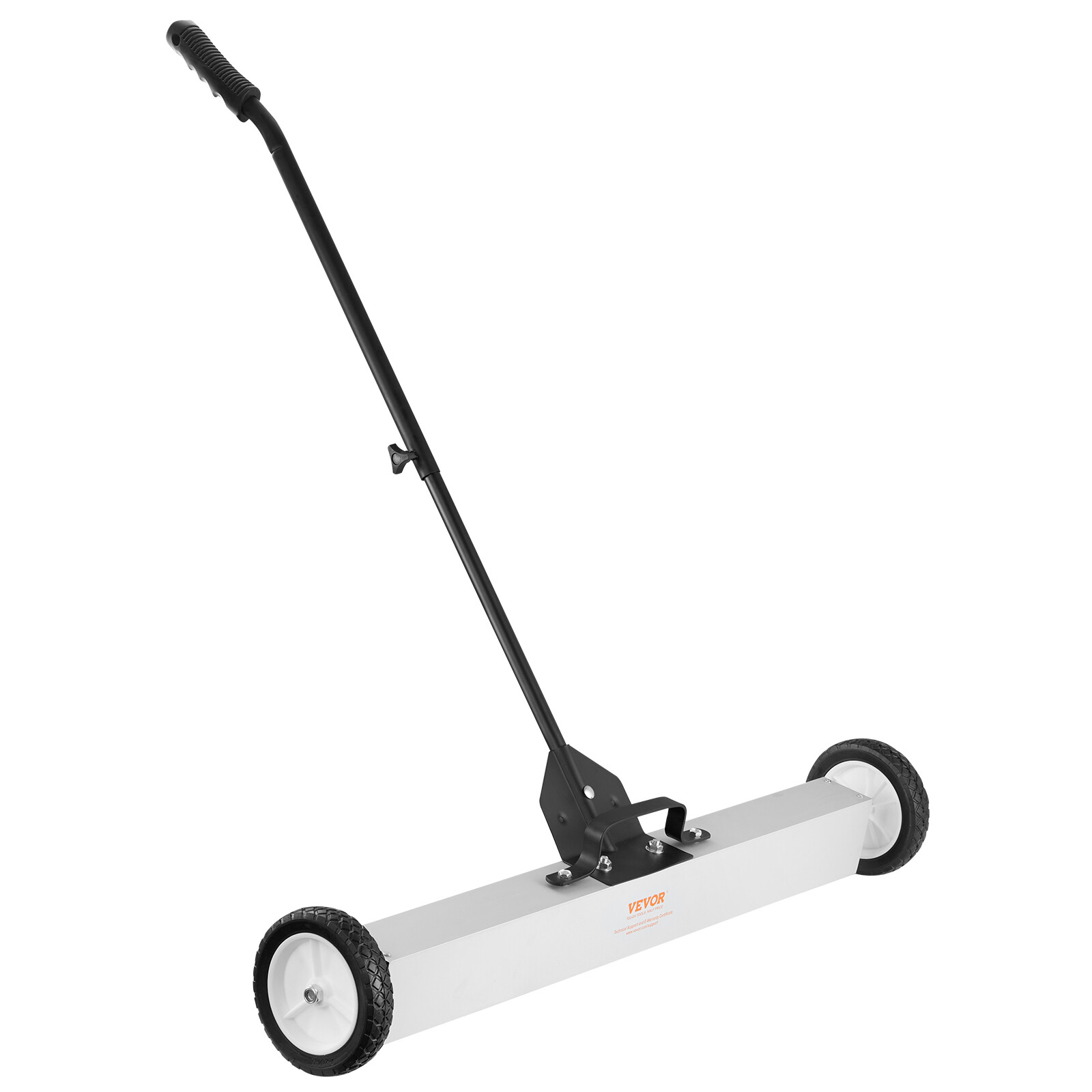 VEVOR 36" Magnetic Sweeper with Wheels 55Lbs Rolling Sweeper Lawn Yard Grass