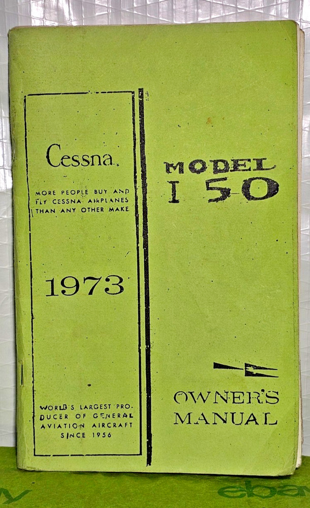 1973 Cessna Model 150 Owners Manual copy