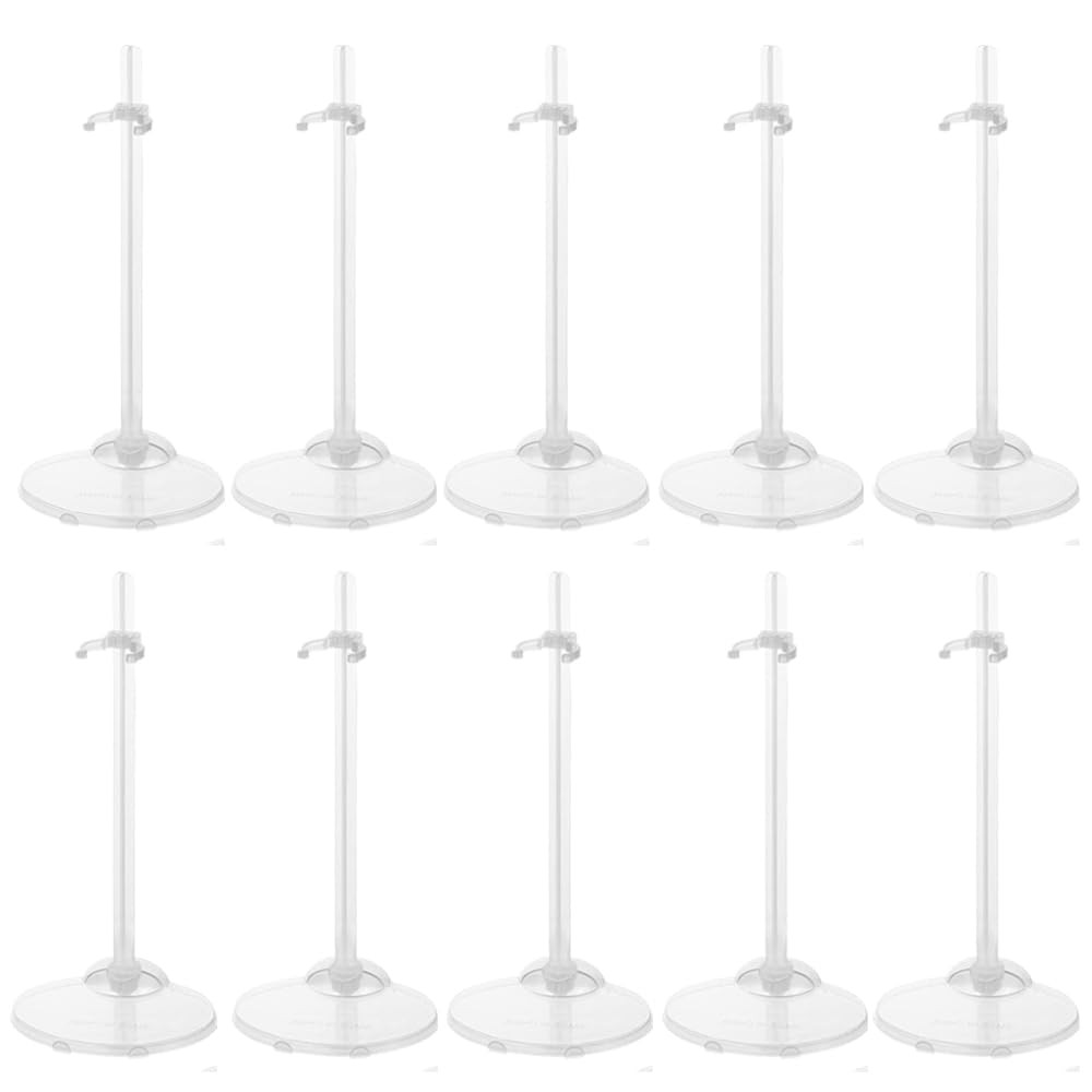 E-TING Transparent Dolls Holder Stand Support for transparent