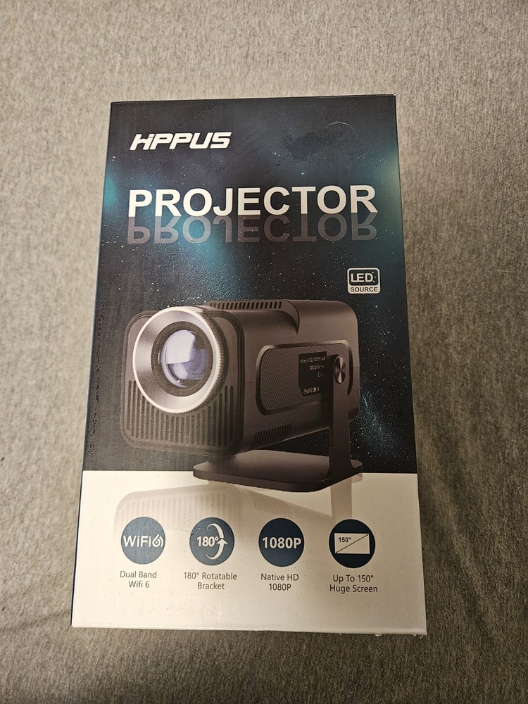 NEW; Hippus LED Projector ; Model HY320, Portable ceiling projector