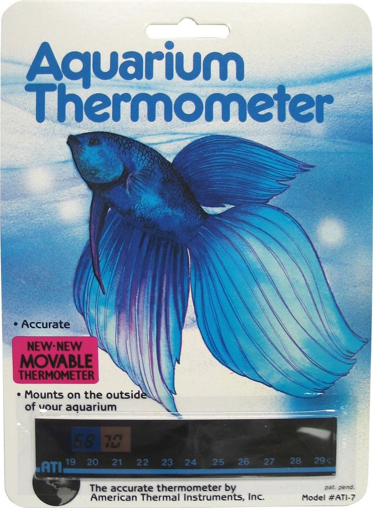 43330983: Liquid Crystal Aquarium Thermometer Horizontal