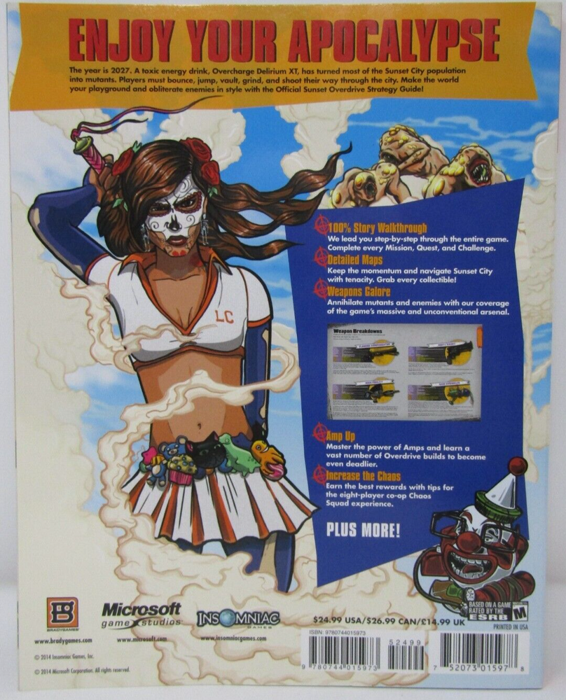 Brady Games Sunset Overdrive Strategy Guide