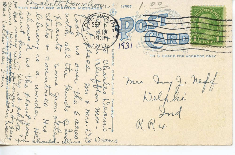 PUBLIC LIBRARY, FORT WAYNE, IN - PC343