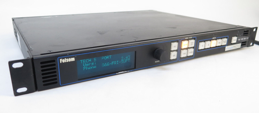Folsom ImagePro-HD Multi-Format Video Scaler Signal Processor Rack Ears Ver 2.43