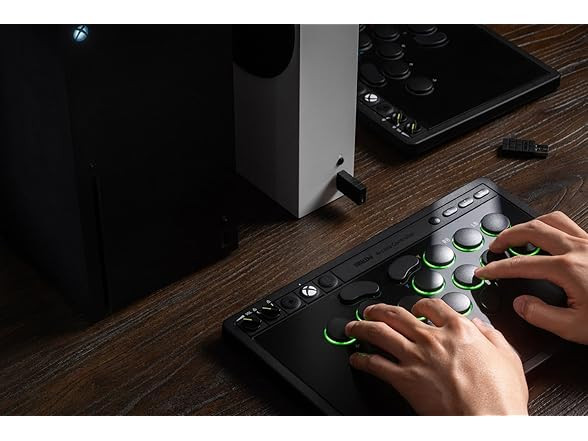 8BitDo All-Button Arcade Controller for Xbox Series X|S, Xbox One & PC Black