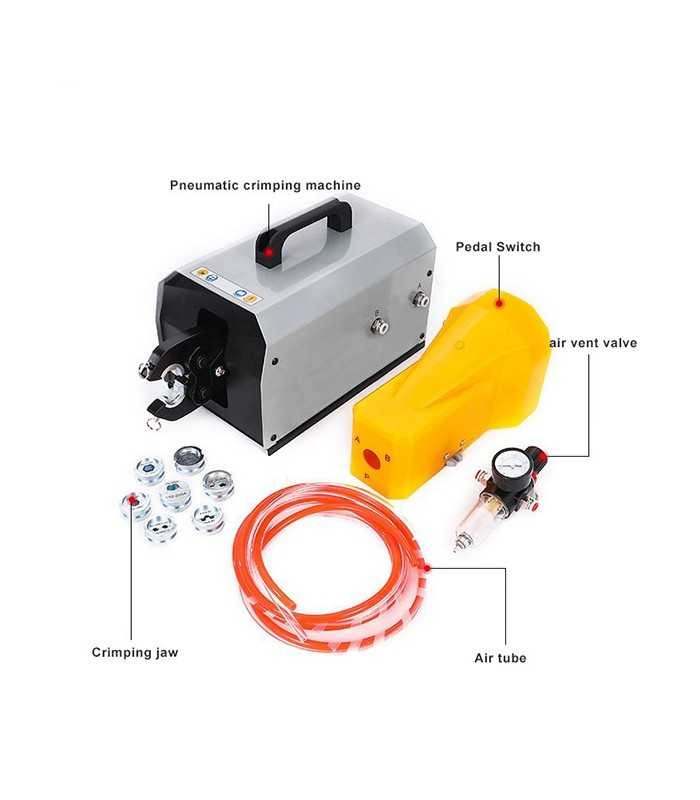 Pneumatic Bare Rope Crimping Machine 6 - 120 mm²