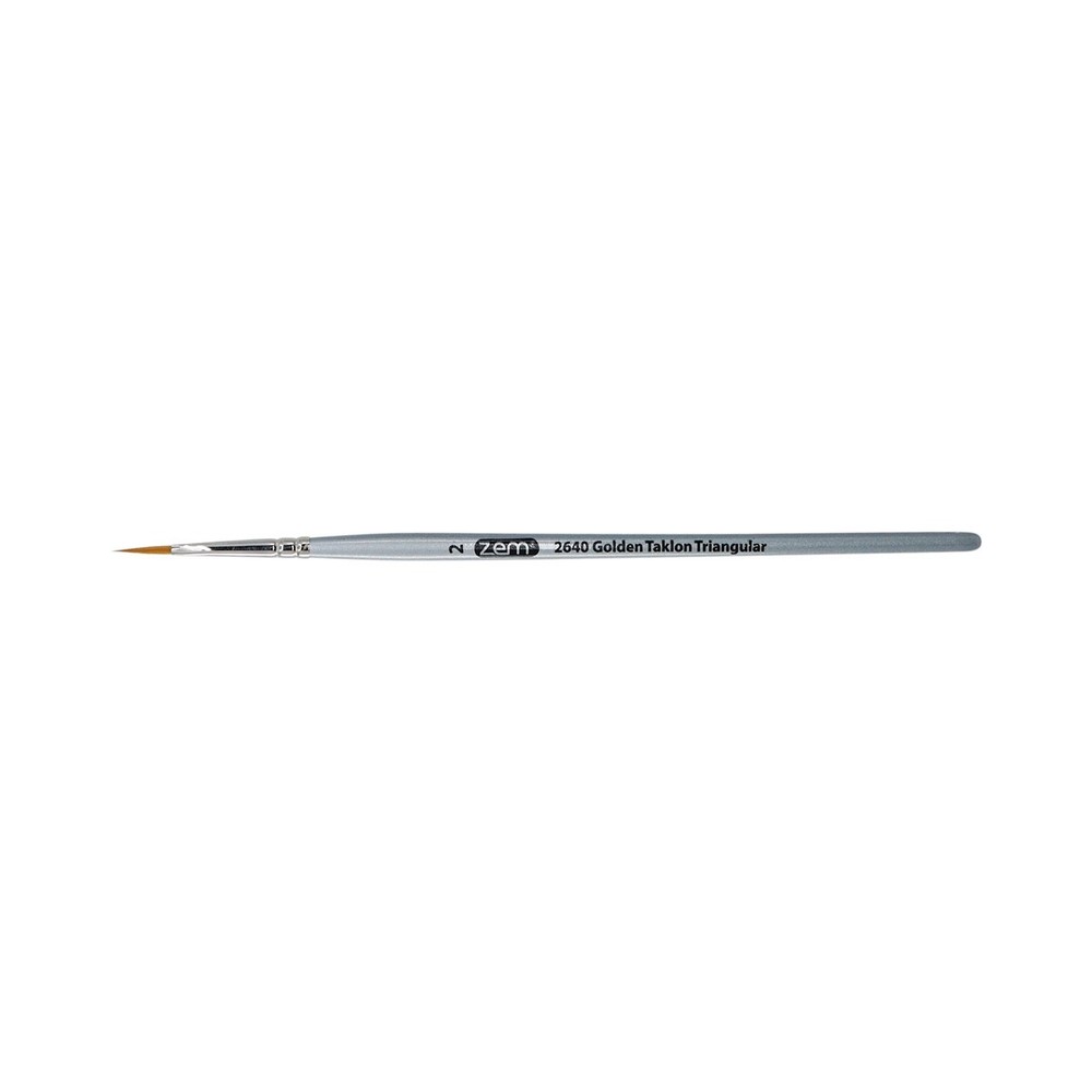 2640 Golden Taklon Synthetic Triangular Brush