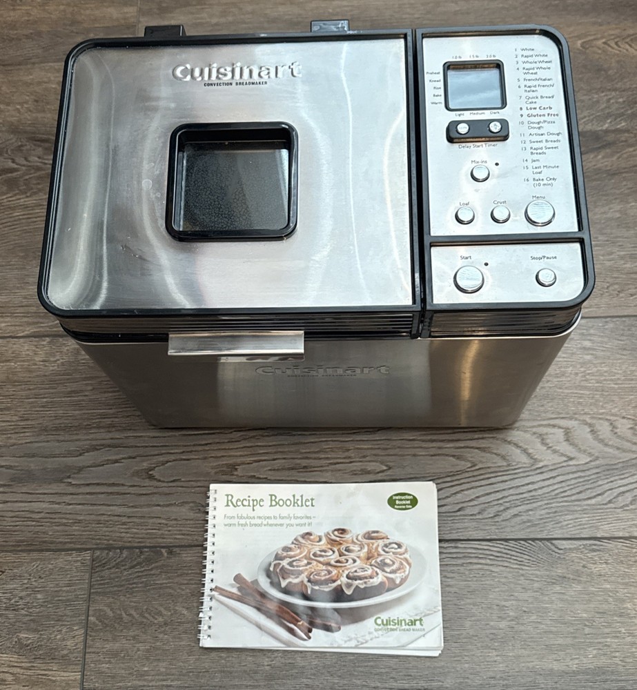 Cuisinart Breadmaker CBK-200 Automatic 1-2lb Loaves Programable Display Model