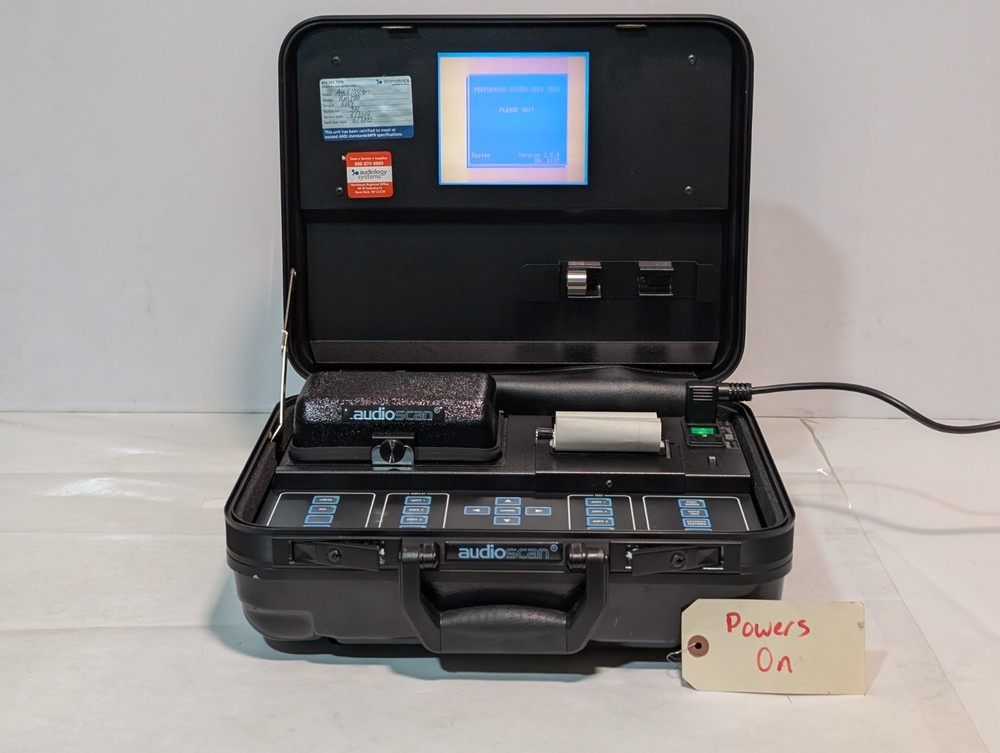 ETYMONIC Design RM500 Audio Scan Hearing Aid Analyzer, Accessories, in Hard Case
