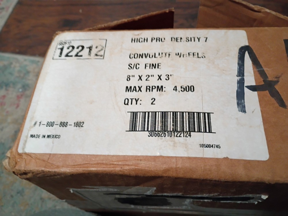 2 Convoluted Wheels High Density Pro-New
