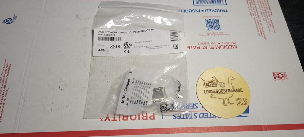 x8 AXIS 5503-771 Network Cable Coupler Camera Security Building Plug Female New!