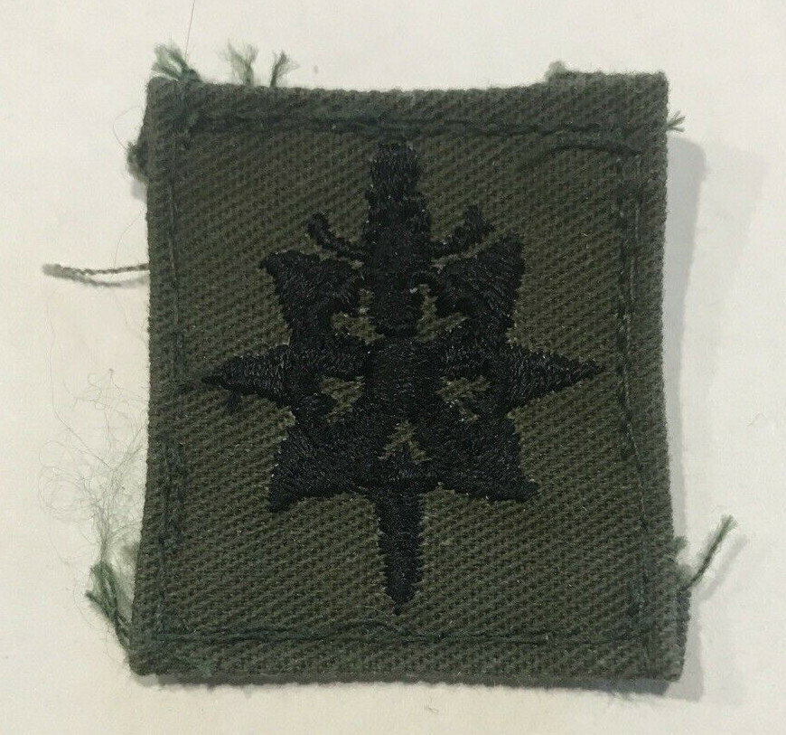 Vintage Unknown Military Patch Sword or Saber ( smaller )