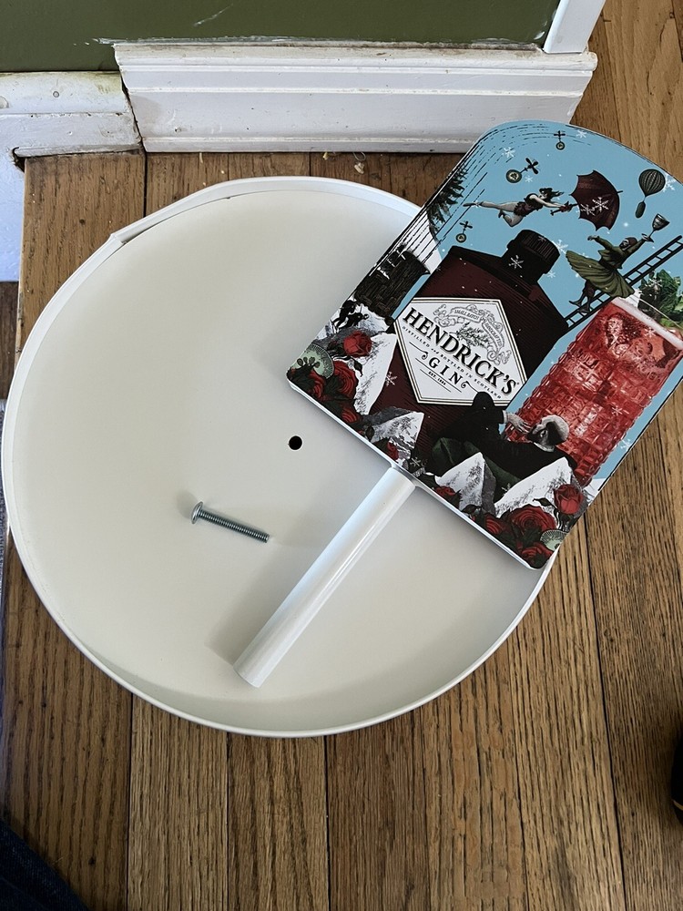 Hendricks Gin bartop lazy susan spinner Truely Unique!!