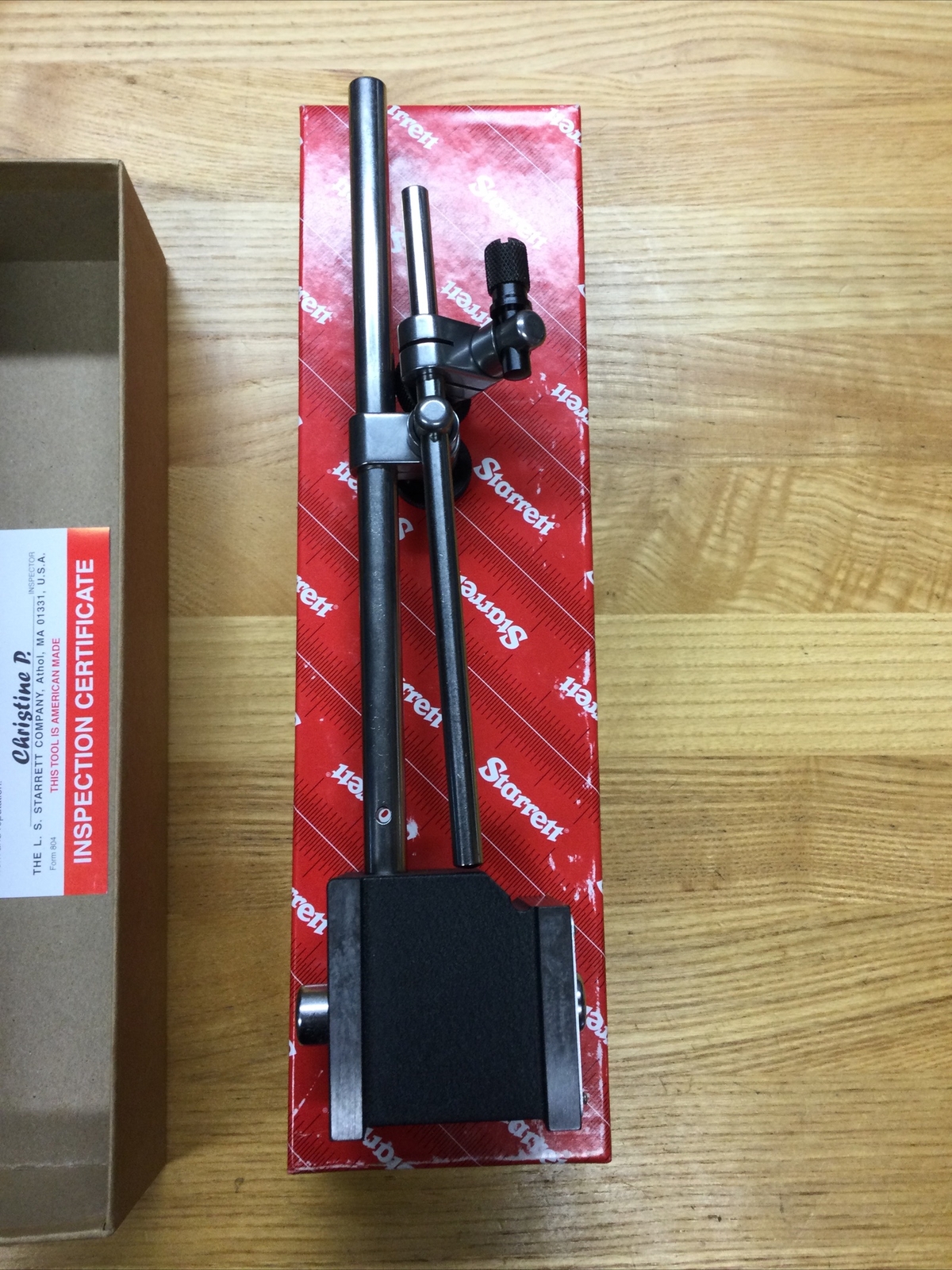 STARRETT MAGNETIC BASE NO 657AA w/ BOX - NEW