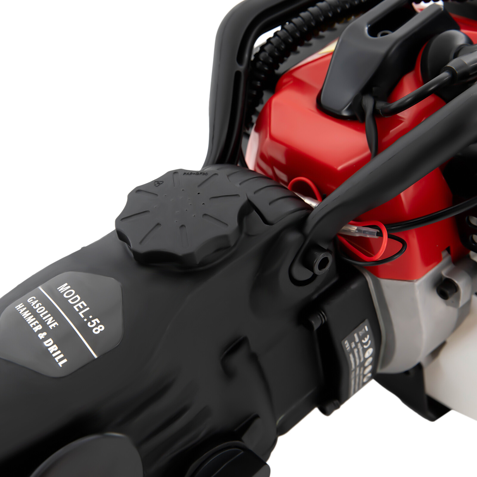 32.6CC 2-Stroke Gas Powered Concrete Breaker Punch Drill Demolition Jack Hammer