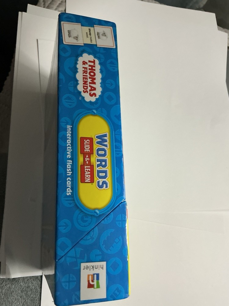 Thomas & Friends Words Slide & Learn Interactive Cards-two sided Flash Cards