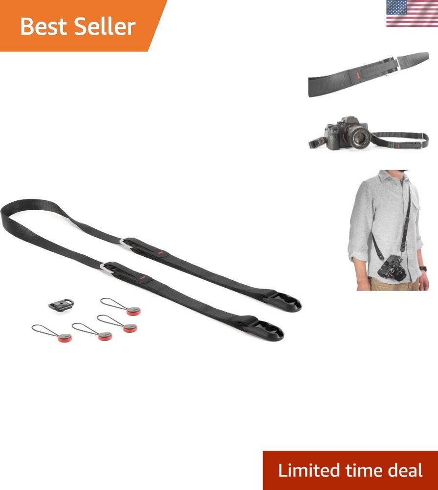 Lightweight Adjustable Camera Strap - Perfect for Mirrorless and Compact Cameras