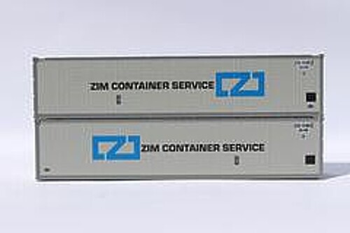 JackTermCo N 40' Std Cont S.S. ZIM - #405664