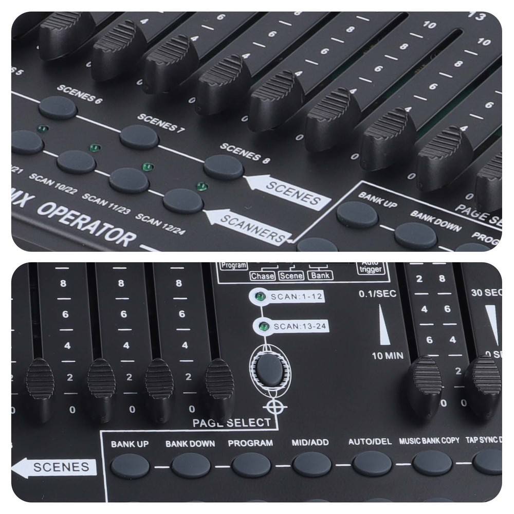 DMX 512 384Channels Operator Console Controller For Stage Lighting DJ Party