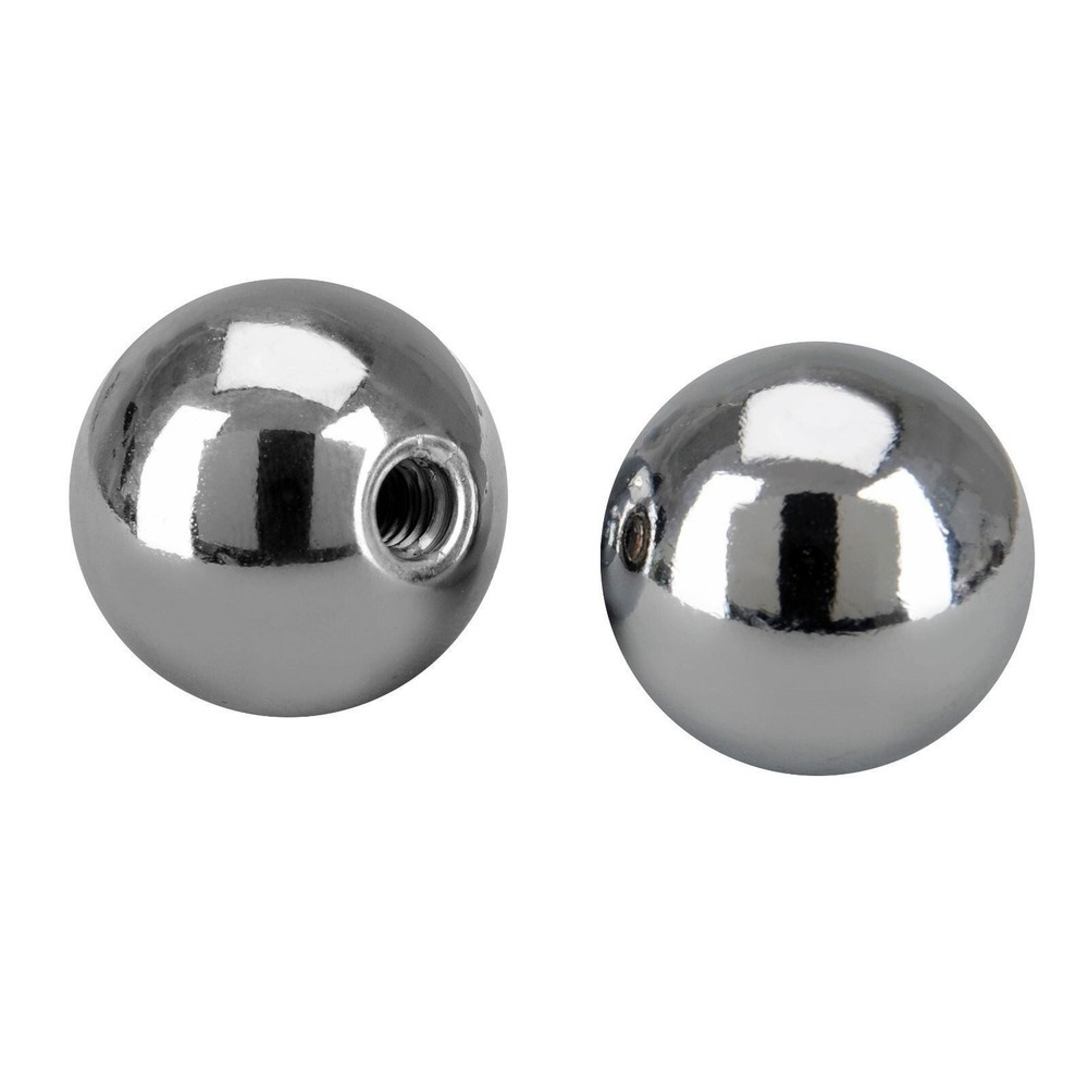 2pc Chrome Seat Adjuster Knobs 1967-77 or Door Pull Handles 1964-67 for Corvette