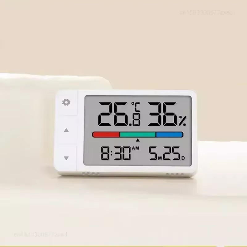 Miaomiaoce Intelligent Thermometer Hygrometer Meter Multi Function Clock Digital