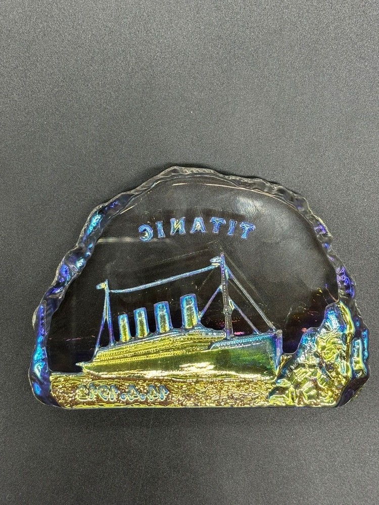 Titanic Glass Souvenir