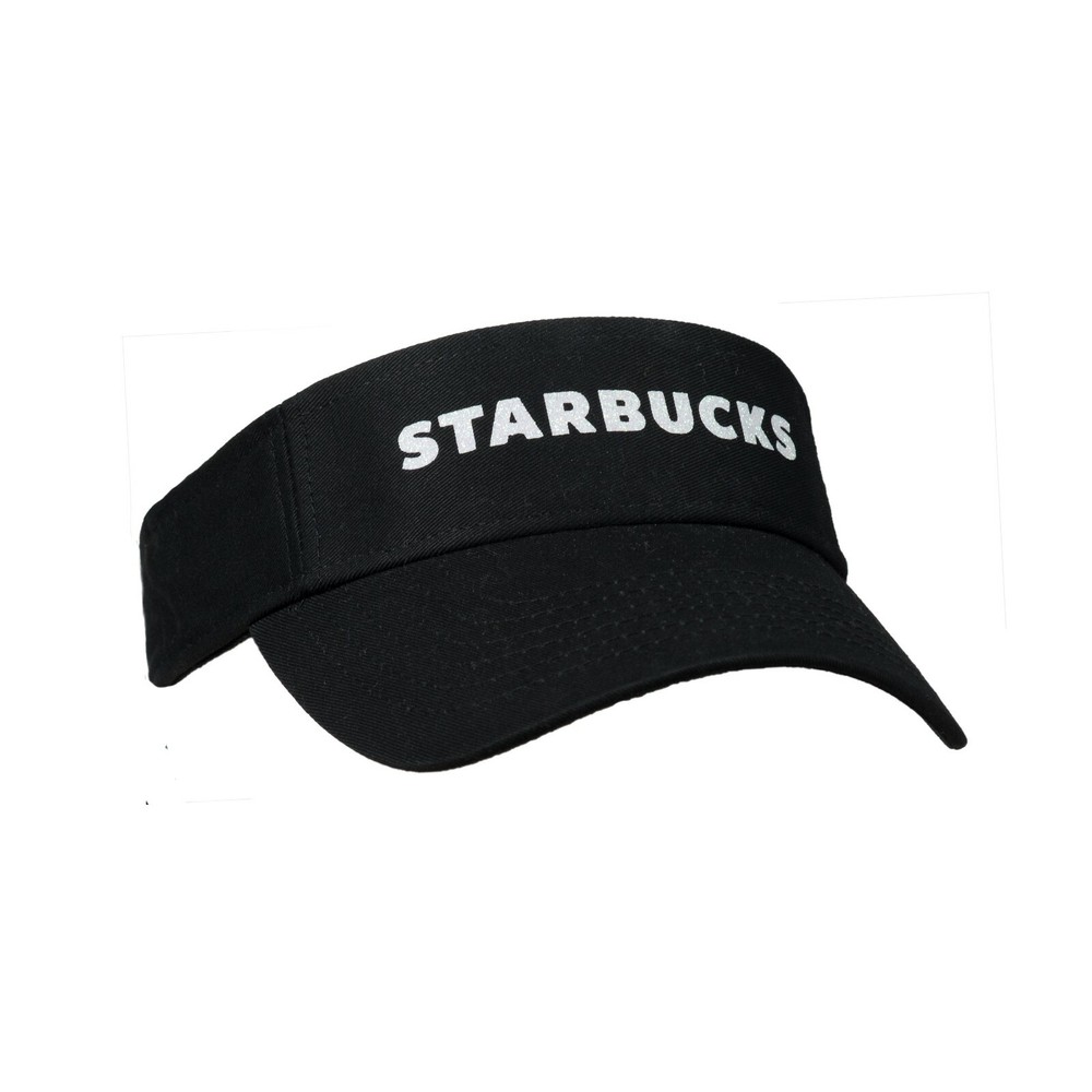 Soft Metallic Foil Design Starbucks Visor Cap