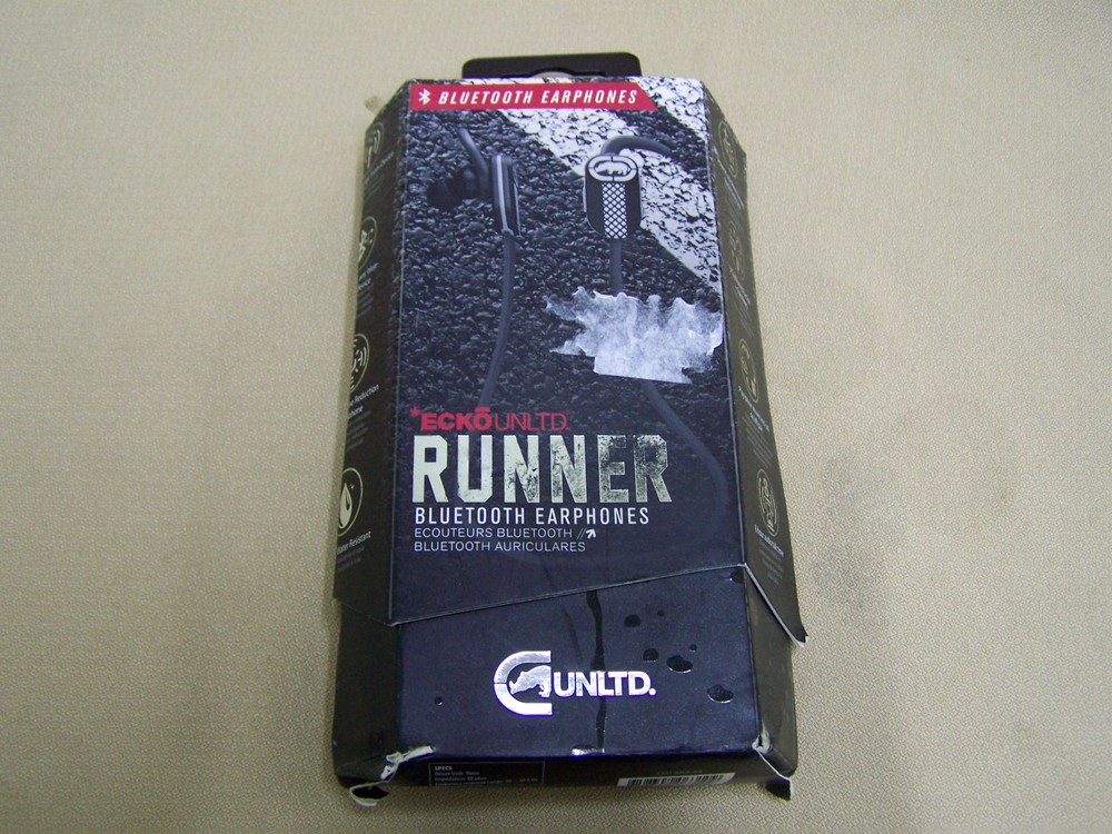 ECKOUNLTD Runner Bluetooth Earphones Black earbuds