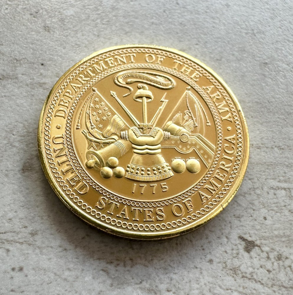 CHALLENGE COIN UNITED STATES ARMY E-7 SFC SERGEANT FIRST CLASS