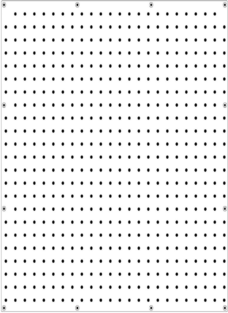 Pegboard Garage Tool & Storage Kit With Locking Peg Hooks - 72" Wide Tuff Poly !
