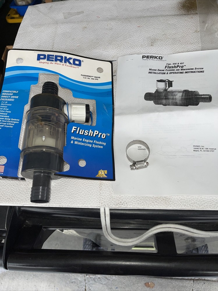PERKO FLUSH PRO MARINE ENGINE FLUSHING & WINTERIZING SYSTEM,1 INCH;P/N 456 DP6