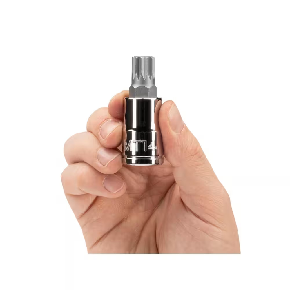 1/2 In. Drive X MT14 Tamper-Resistant Triple Square Bit Socket