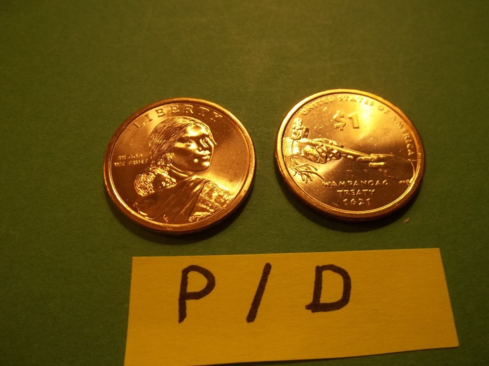 Native American Dollar Set  2011  P, D Unc.