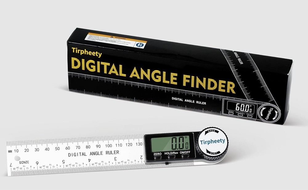 7-Inch Digital Angle Finder Protractor with LCD Display for Precise Measurements