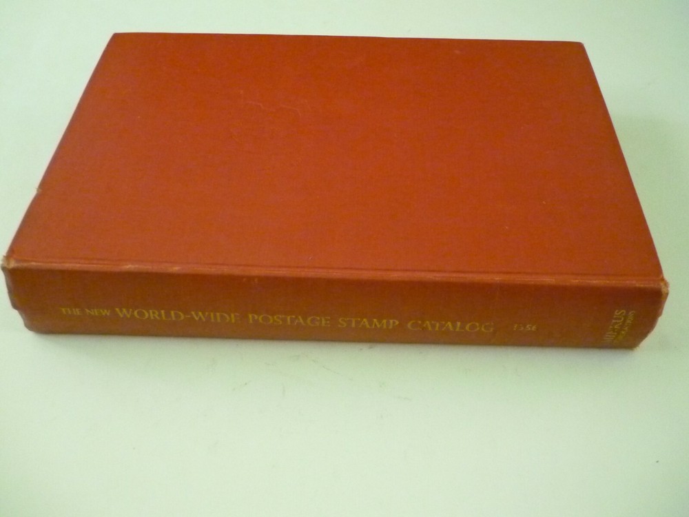 New World Wide Postage Stamp Catalog 1956 hardcover Volume 1