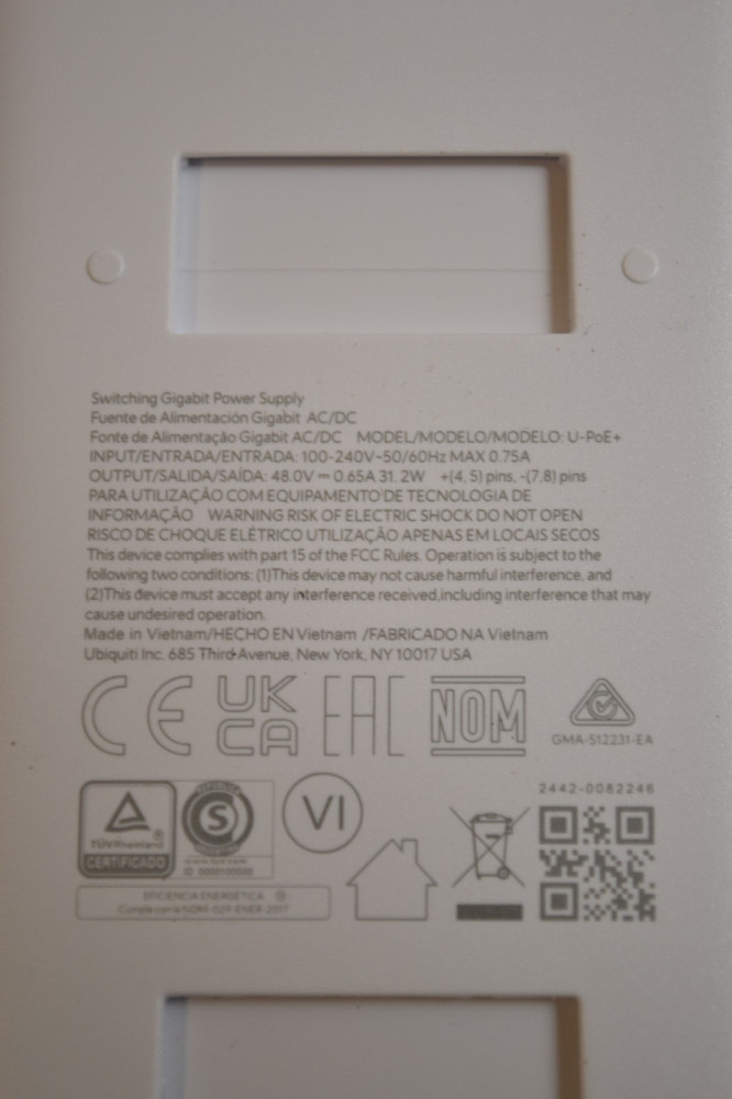 Ubiquiti U-PoE+ Adapter