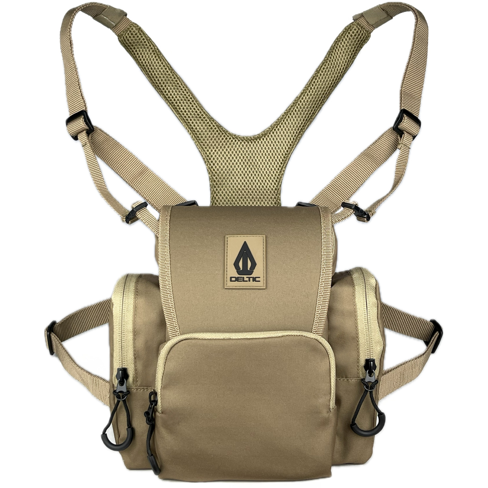 Deltic Tracker XL Bino Harness with Adjustable Straps and Rain Cover