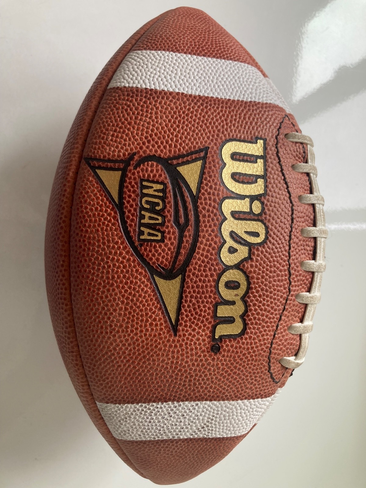 Wilson NCAA 1005 Authentic Full Size NFHS / NCAA Leather Football