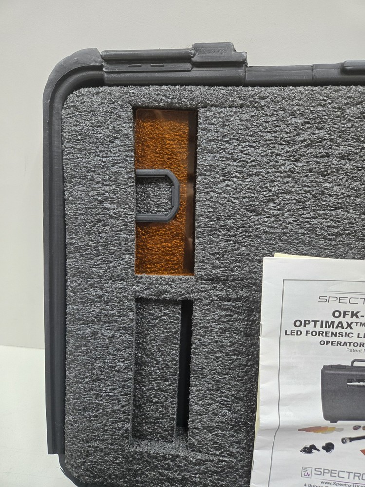 Spectroline OFK 8000A Optimax Multi-Lite LED Forensic Light Source Kit