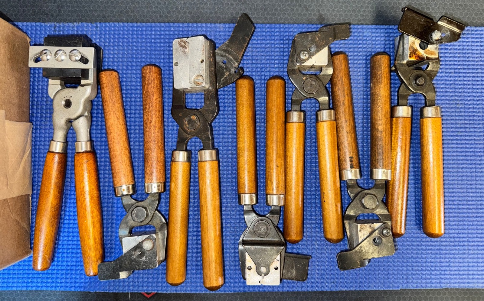 Lot of used LEE bullet molds, single and double cavity with Handles