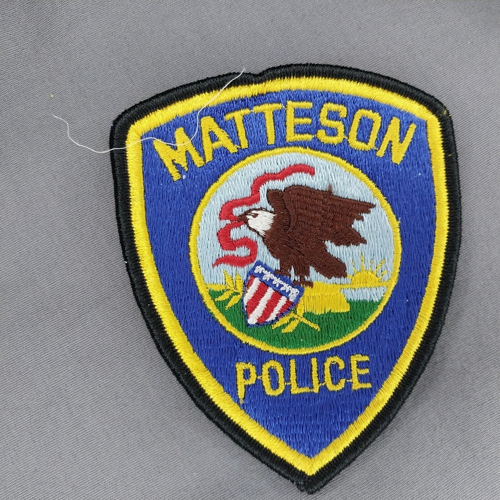 Matteson Illinois IL 5" Police Patch