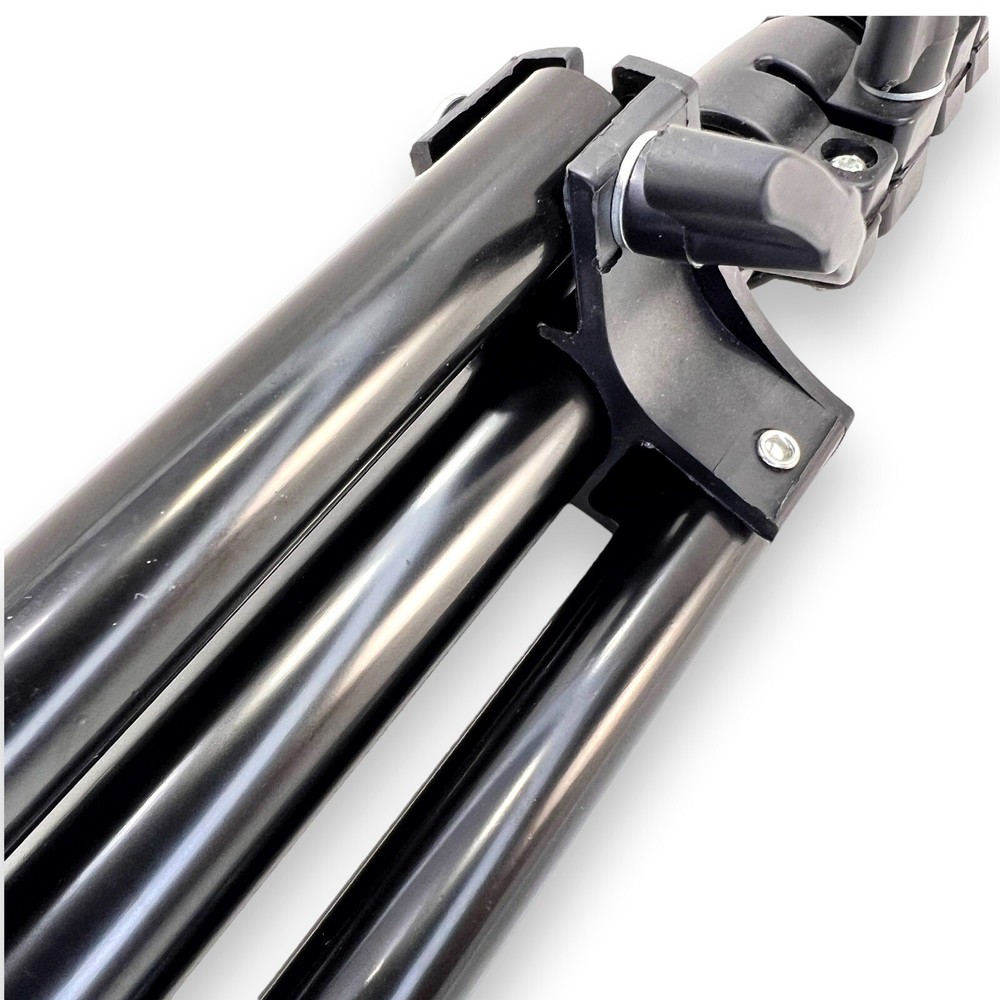 Two 8' 4-Section Photography Light / Backdrop Stands with 10mm / 3/8” Stud Black