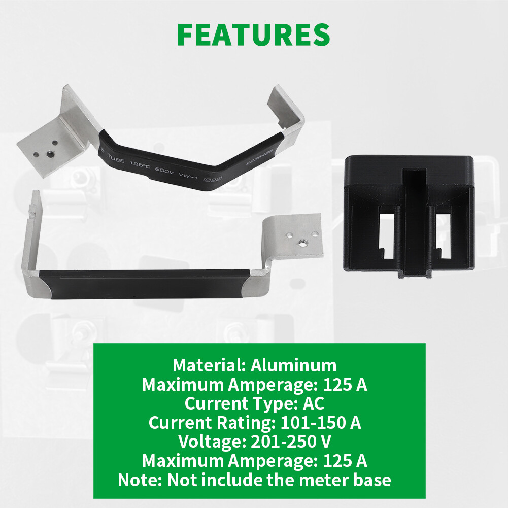 For Challenger Pack Meter Socket Main Breaker Buss Bars Replacement kit 125 Am
