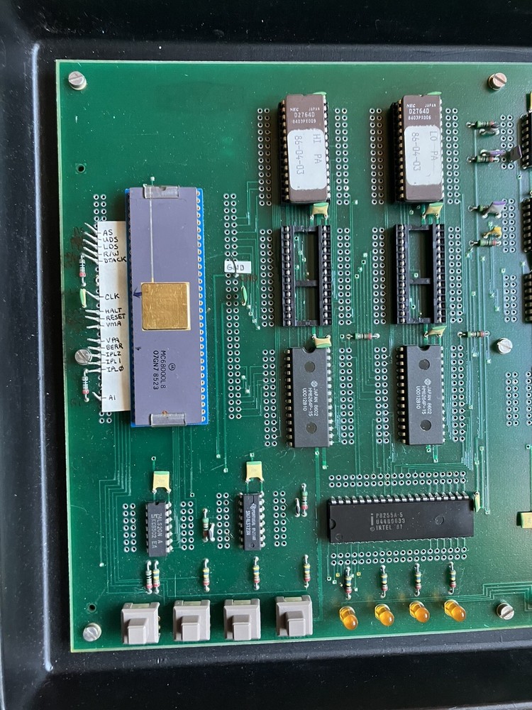 Philips 68000 Microprocessor Demo Education Kit Vintage Computing Target System