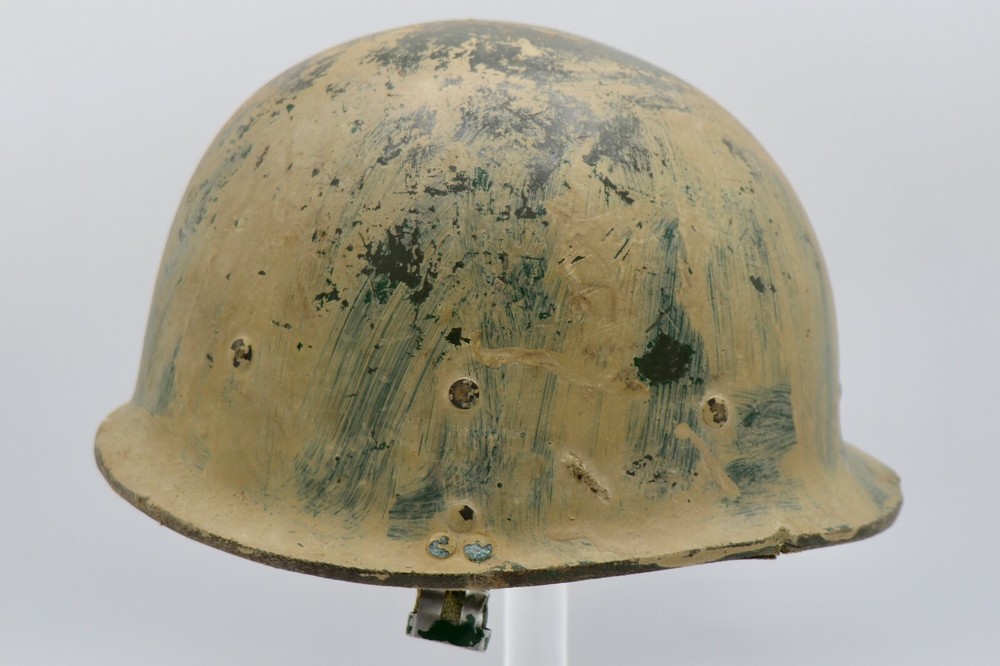 Iraqi Battle Damaged M80 Helmet