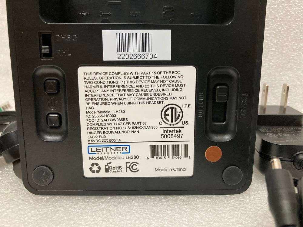 Leitner LH280 Wireless Office Headset