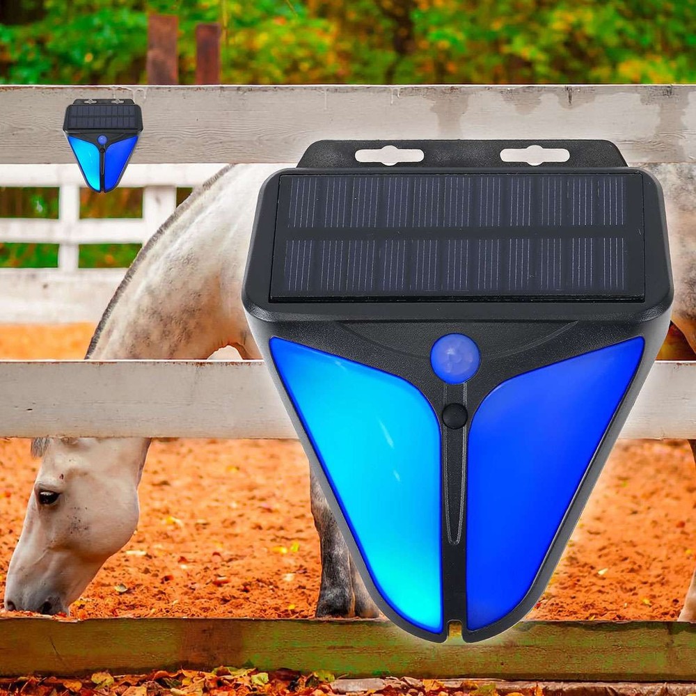 1/2PCS Solar Alarm LED Light with Strobe Light Motion Sensor Detector Wireless